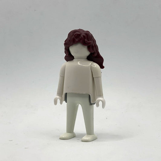 Playmobil Pelo Melena Larga Marrón Caoba - PEL219