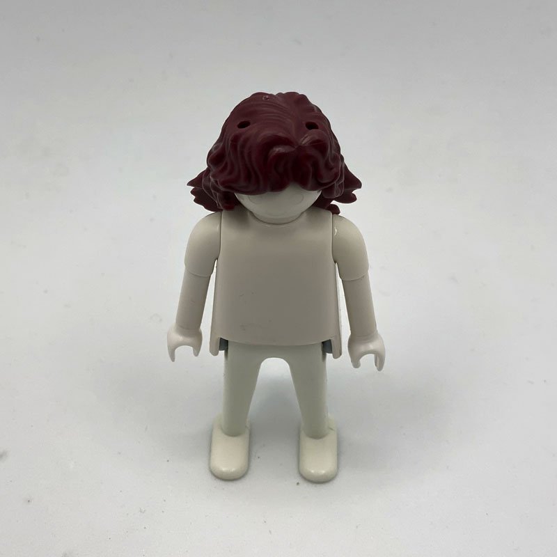 Playmobil Pelo Melena Larga Marrón Caoba - PEL219