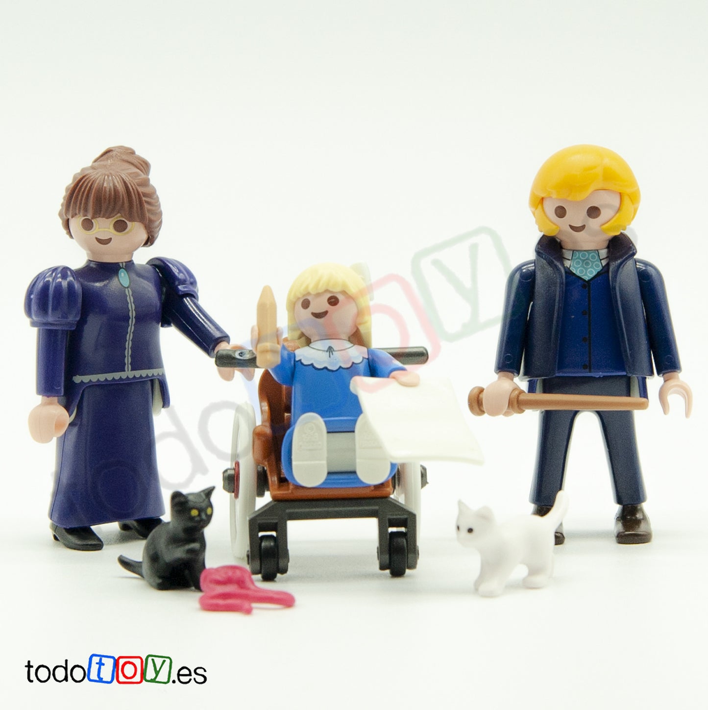 Playmobil Set Clara con silla de ruedas