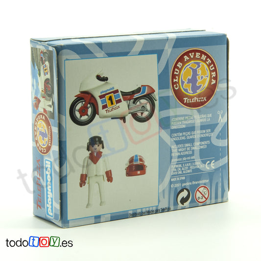 Playmobil Caja Promo Telepizza Piloto Moto