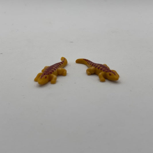 Playmobil Lagarto naranja de rayas