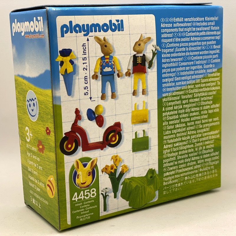Playmobil Conejos Pascua ninos con juguetes 4458