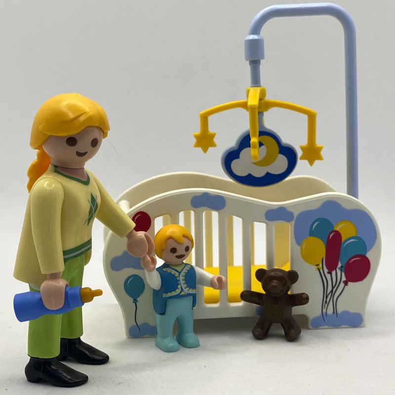 Playmobil Mama con Bebe y Cuna