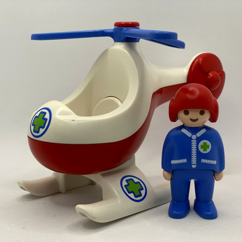Playmobil 123 Helicoptero Salvamento