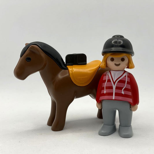 Playmobil 123 Caballo y Jinete