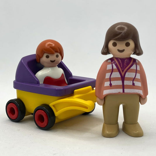 Playmobil 123 Mama y Carrito