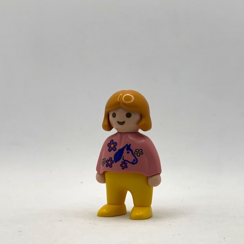 Playmobil 123 Muneco Nina Pelo Rubio