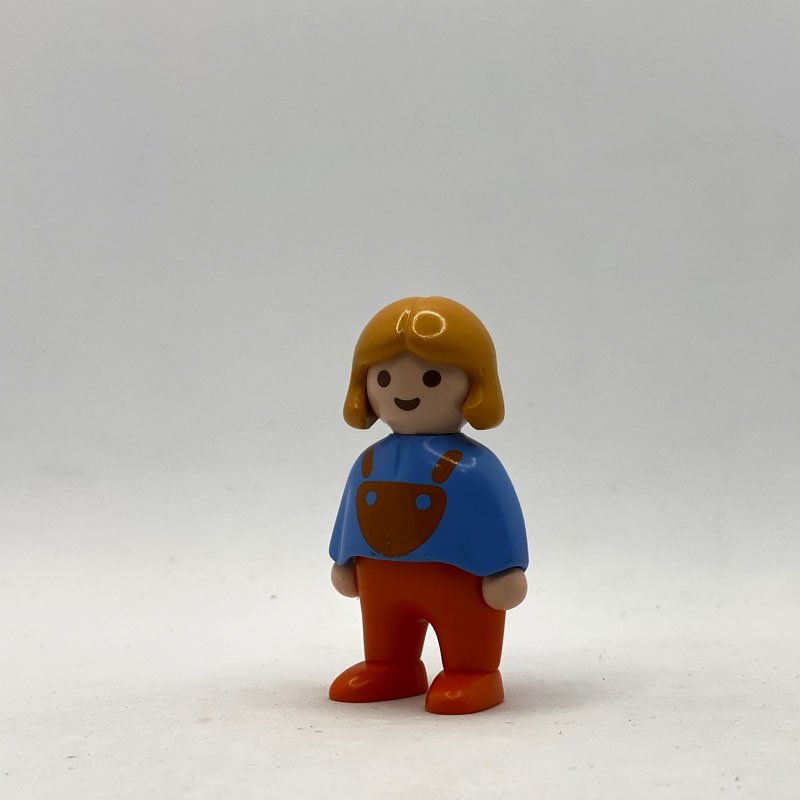 Playmobil 123 Muneco Nina Pelo Rubio