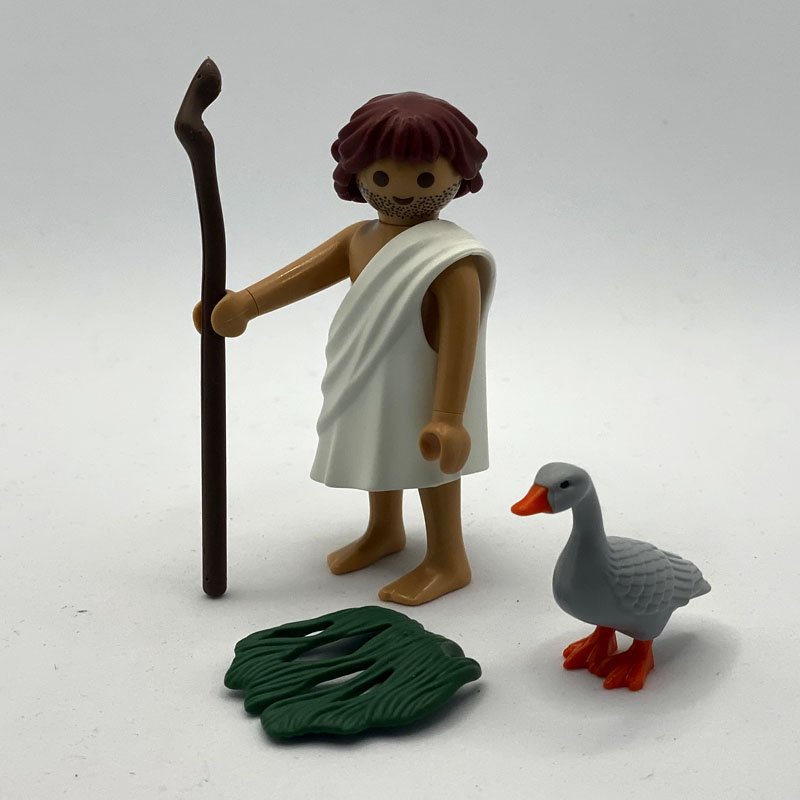 Playmobil Pastor con Oca Gris