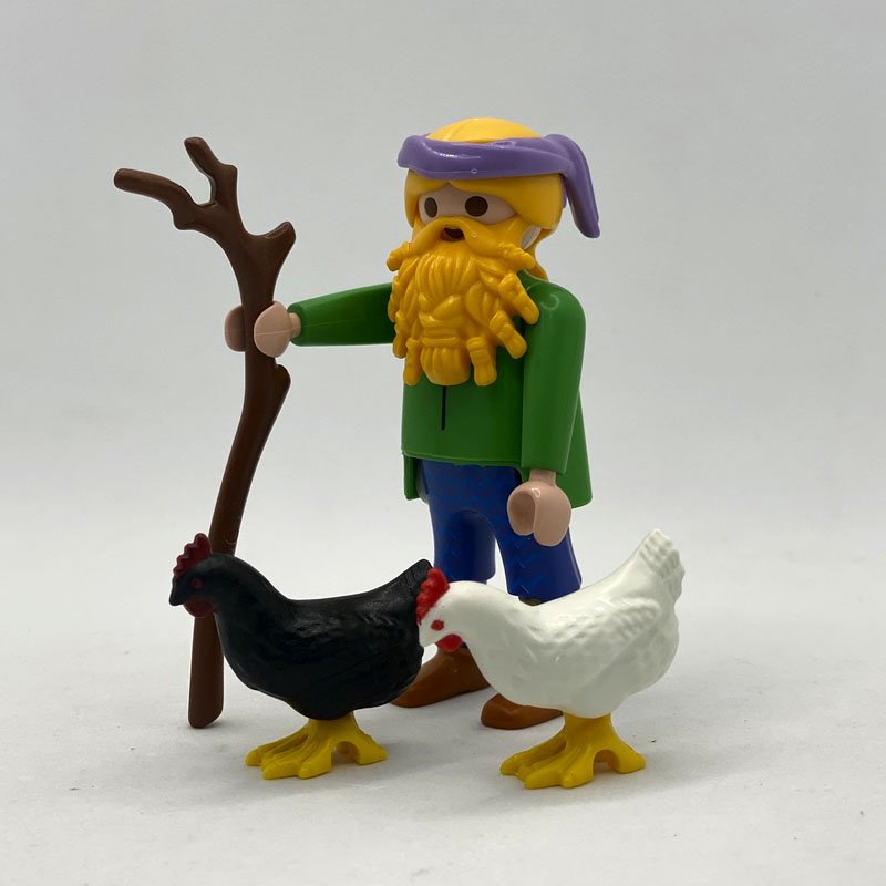 Playmobil Pastor con Gallinas