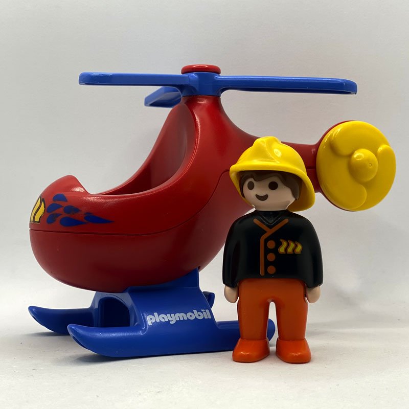 Playmobil 123 Helicóptero Bomberos