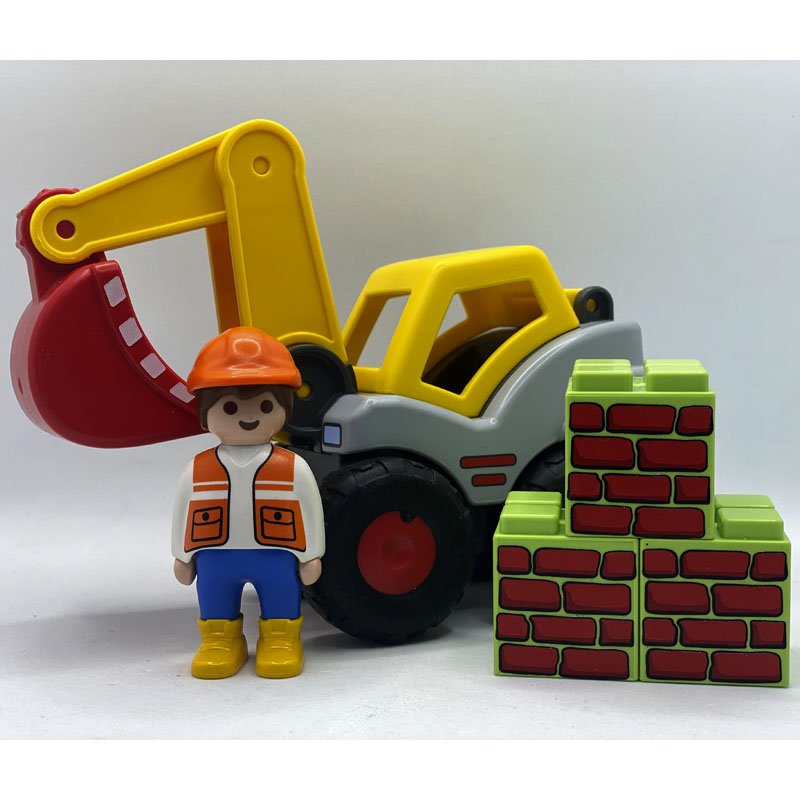 Playmobil 123 Excavadora Obra