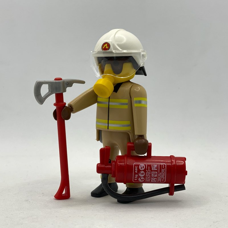 Playmobil Bombero Con Extintor