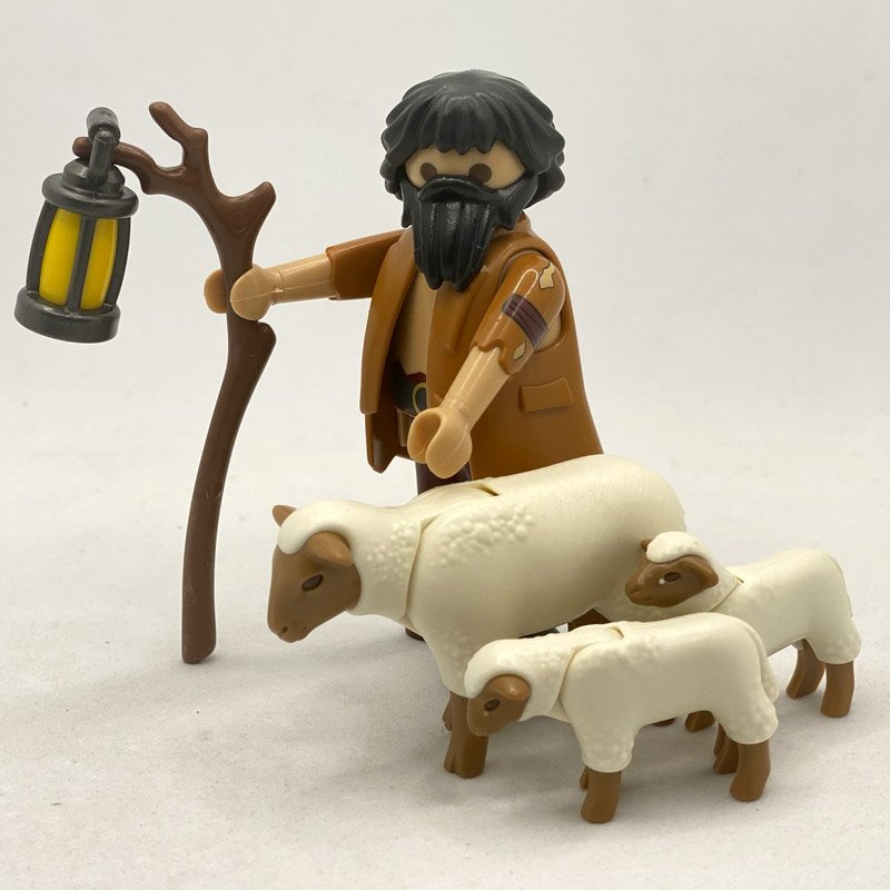 Playmobil Pastor Cojo y Ovejas FCO491