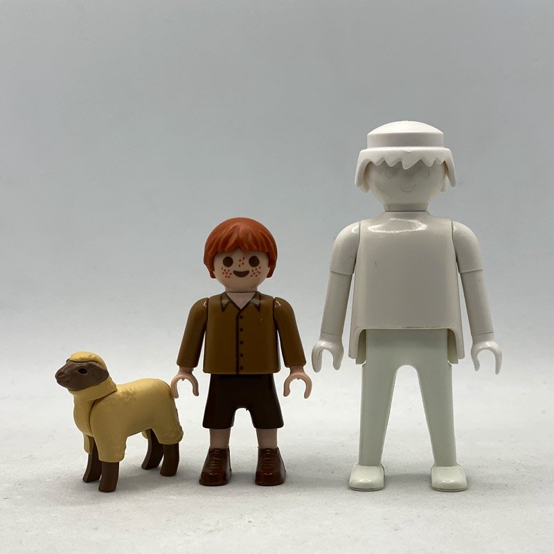 Playmobil Niño Pastor con Oveja Bebé