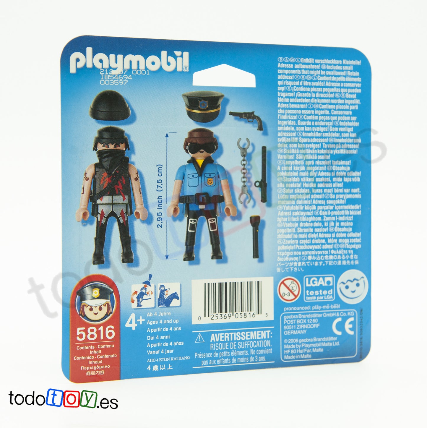 Playmobil 5816 Blister Policia y Ladron