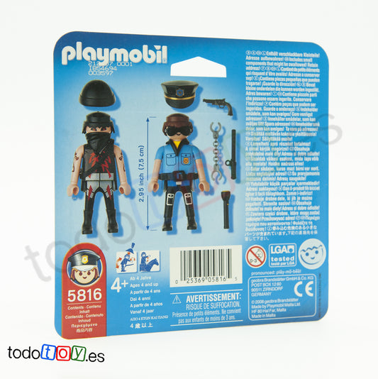 Playmobil 5816 Blister Policia y Ladron