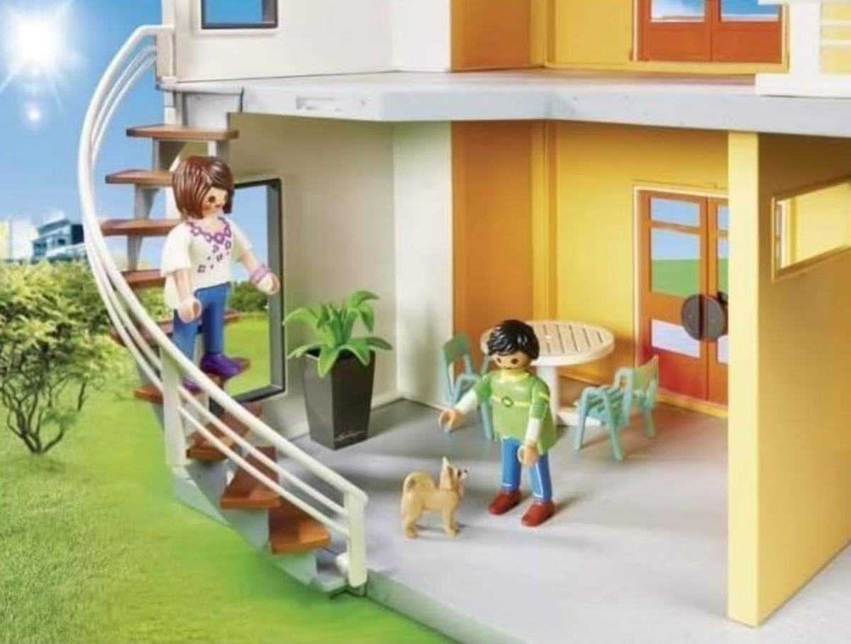 Playmobil 9266 City Life Casa Moderna Amarilla