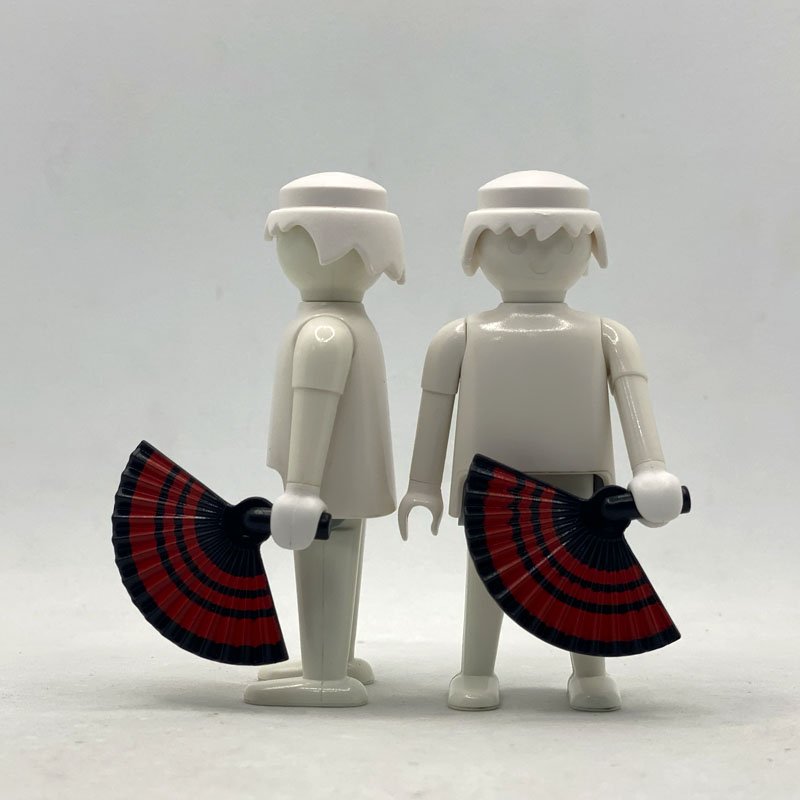 Playmobil Abanico Negro y Rojo OTR131