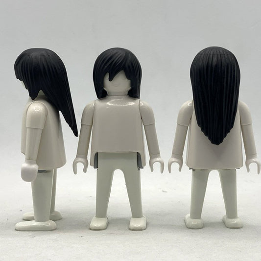 Playmobil Pelo Melena Larga Negra - PEL218