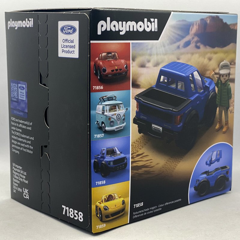Playmobil 71858 X Ford F-150 Raptor Azul