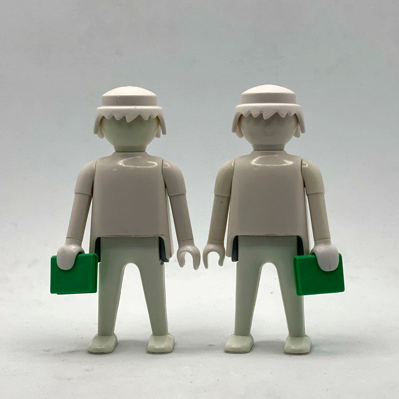 Playmobil Kopf mit Blauen Brillen CAB138