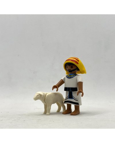Playmobil Niño Pastor Egipcio con Oveja Bebé FCO855