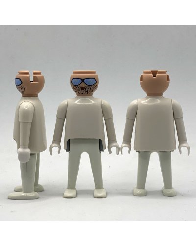 Playmobil Cabeza con Gafas Azules CAB138
