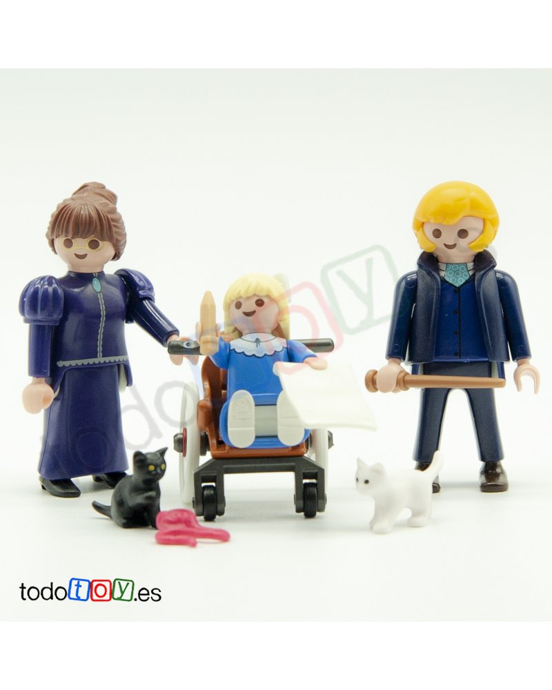 Playmobil Set Clara con silla de ruedas
