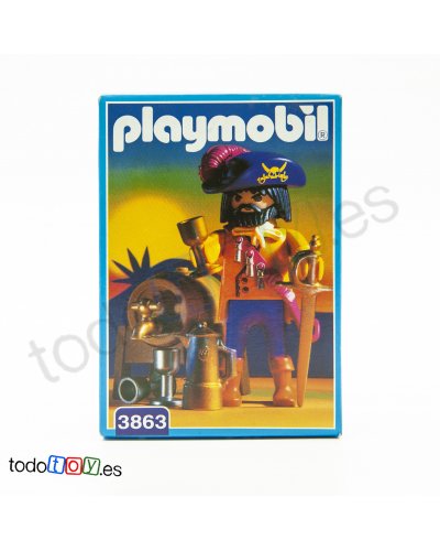 Playmobil® 3863 Capitán Pirata con Barril de Ron