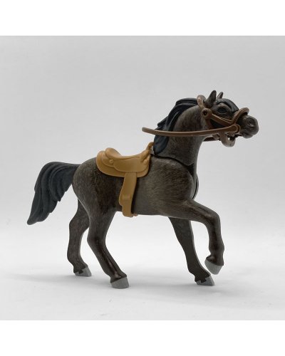 Playmobil Caballo Marrón Oscuro Completo