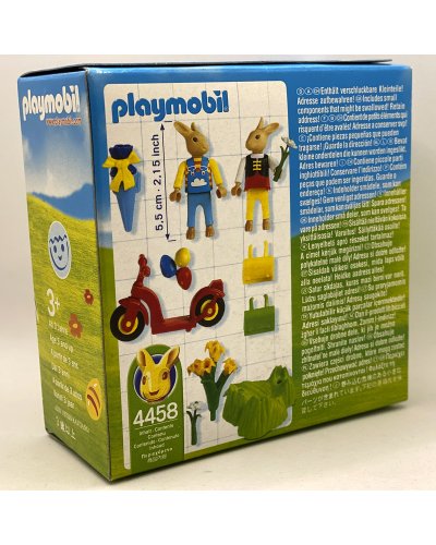 Playmobil Conejos Pascua - niños con juguetes - 4458