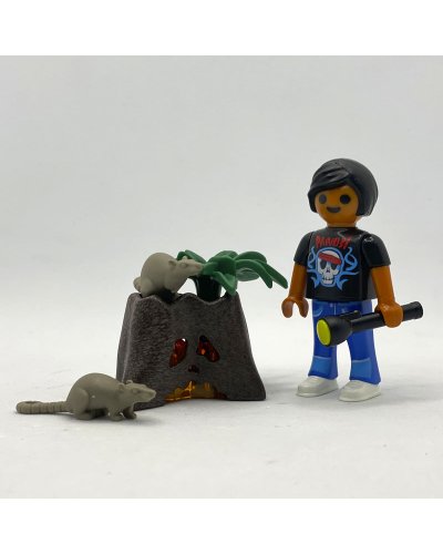 Playmobil Niño en el Bosque en Halloween