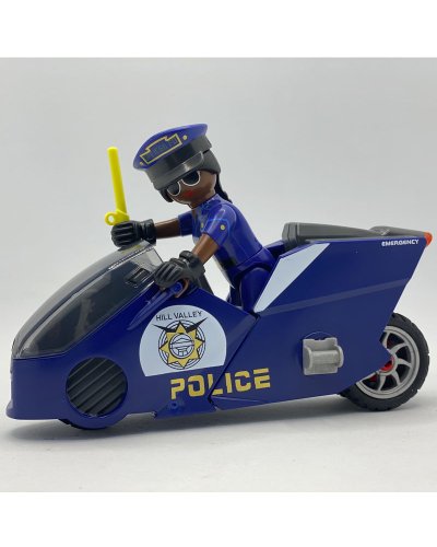 Playmobil Moto Policía Regreso Futuro