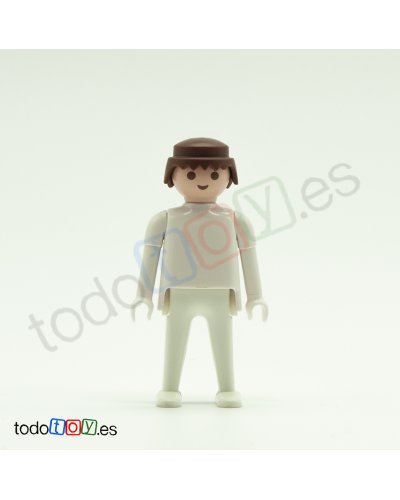 Playmobil Cabeza Completa Chico Pelo Marrón COM043