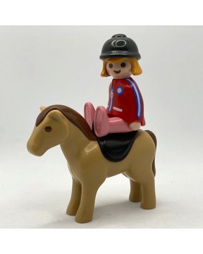 Playmobil 123 Caballo y Jinete