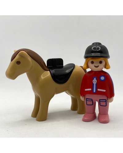 Playmobil 123 Caballo y Jinete