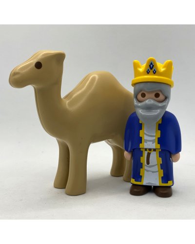 Playmobil 123 Rey Melchor y Camello
