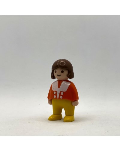 Playmobil 123 Muñeco Niña Pelo Marrón