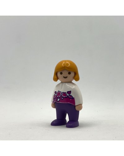 Playmobil 123 Muñeco Niña Pelo Rubio