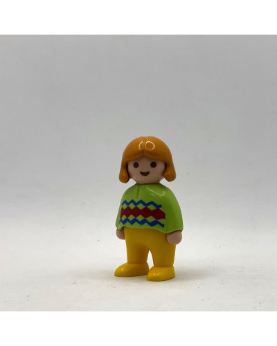 Playmobil 123 Muñeco Niña Pelo Rubio