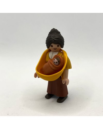 Playmobil Aldeana con Bebé