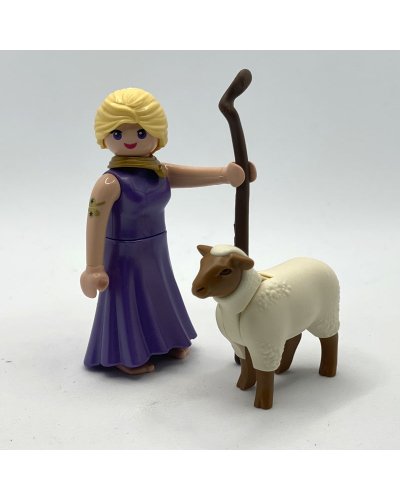 Playmobil Pastora con Oveja Adulta