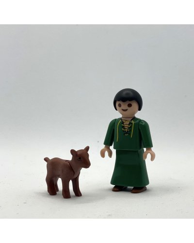 Playmobil Niño Pastor con Cabra Bebé