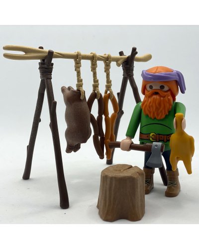 Playmobil Carnicero y Secadero Carne