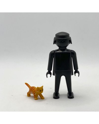Playmobil Gato Bebé Naranja Rayas