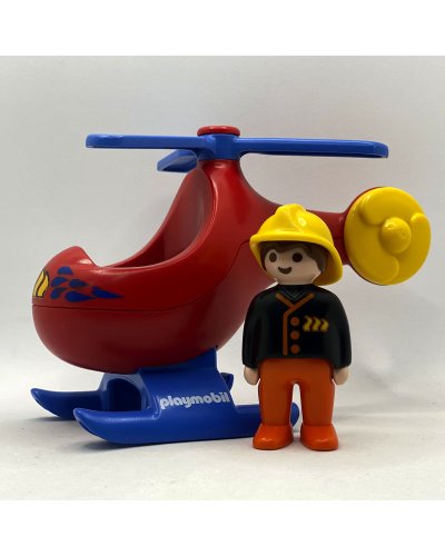 Playmobil 123 Helicóptero Bomberos