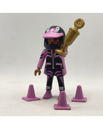 Playmobil Motorista Campeona