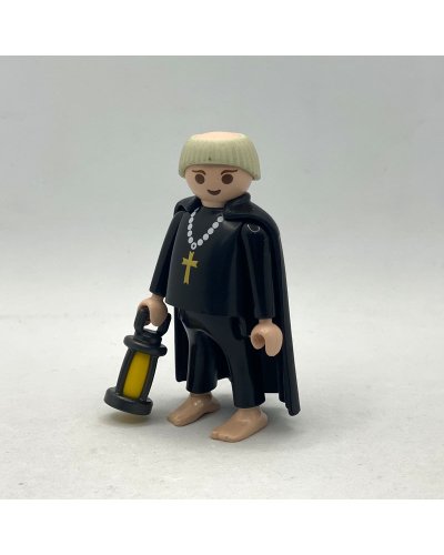 Playmobil Monje con Lámpara