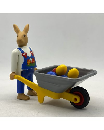 Playmobil Conejo Pascua y Carretilla con Huevos FCO604